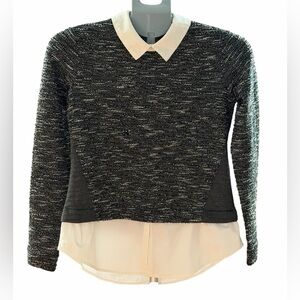 Maison Jules Layered Sweater Top – Size XS